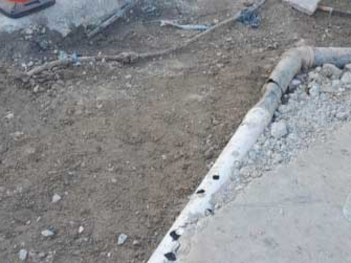 reparación de desagues en piso de hormigón